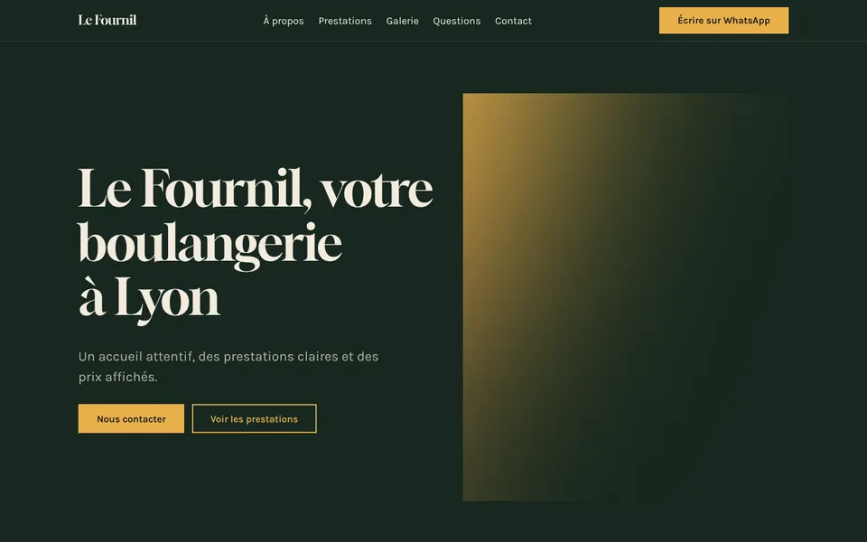 Un style qui vous démarque : Le Fournil