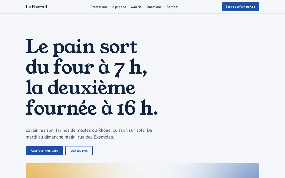 Les codes du métier : Le Fournil